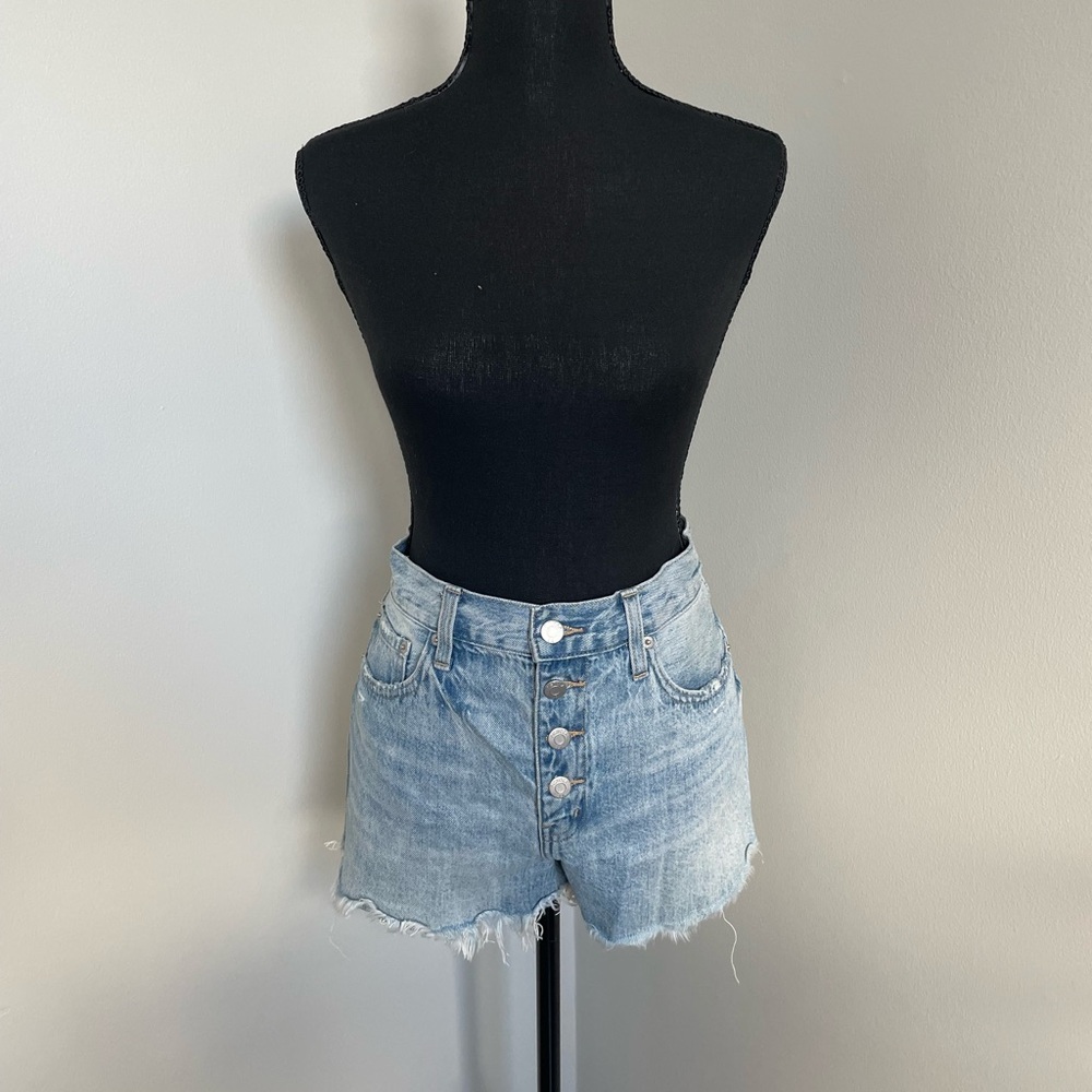 Pistola Light Wash Jean Shorts